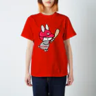 chuou-senのうさぎ野球スタイル Regular Fit T-Shirt