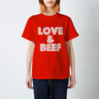 牛のTシャツ屋のLOVE & BEEF スタンダードTシャツ