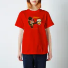 ザ・ワタナバッフルのぽっこりゴリラ"cheers：かんぱーい" Regular Fit T-Shirt