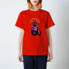 nemunoki paper itemの黒猫のヴィヴィ Regular Fit T-Shirt