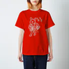 tomaya＊otaruのうさうさアコーディオン Regular Fit T-Shirt