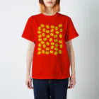 卒業生代表プロダクツ　SUZURI館のbangouhuda(黄） スタンダードTシャツ