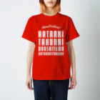 SANKAKU DESIGN STOREのもう限界！働きたくない！ 白/前面 Regular Fit T-Shirt