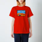 カバンたんとフトンたんの店のまぽつーくんの紅葉狩り Regular Fit T-Shirt