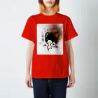 HechOのアトモス-Red- Regular Fit T-Shirt