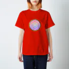 良夢多のお店のFlowerOfLifeR_RamutaColorYo Regular Fit T-Shirt