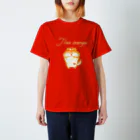 どるちぇ＊うさぎの《ネオンシリーズ》＊I love orange*しば＊ スタンダードTシャツ