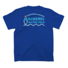 MACKEREL WATER POLOのMACKEREL（メインロゴカラー）背面のみプリント スタンダードTシャツの裏面