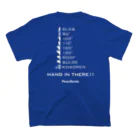 クライミングジム Picco+Roccia         ピッコロッチャの壁（HANG IN THERE バージョン） スタンダードTシャツの裏面