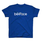 bellFaceのbellFace（白ロゴ） Regular Fit T-Shirt