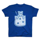 AURA_HYSTERICAのBear_in_the_Pocket スタンダードTシャツ