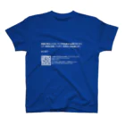 omivのブルースクリーン (win10) スタンダードTシャツ