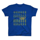 なで肩うさぎの美香堂のJAUNEBALT CANARY type:B blue スタンダードTシャツ