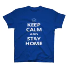 borderLinerのKeep Calm and Stay Home スタンダードTシャツ