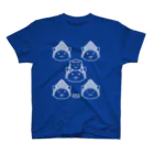 PygmyCat　suzuri店の仏にゃんｓ（白線） Regular Fit T-Shirt