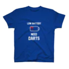 Japaneseguytv Online StoreのLOW BATTERY NEED DARTS T-Shirt スタンダードTシャツ