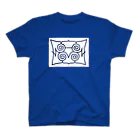 アイヌ小屋・チセのアイヌ文様　母鳥とヒナ Regular Fit T-Shirt