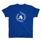 YASHIMA-SLACKLINESのYSロゴ-ホワイト スタンダードTシャツ