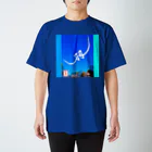 うさぎの店（星野希望）の【星野希望・書】『大空を羽ばたく鳥』 Regular Fit T-Shirt