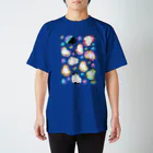 前田悠花｜イラストレーターの★キラキラ星と猫★(ふわふわバージョン) Regular Fit T-Shirt