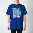 あおとあかの【和風】モササウルス スタンダードTシャツ