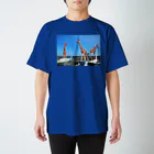 ICHIOKA-1954のTシャツ巨大動物シリーズ　キリン Regular Fit T-Shirt