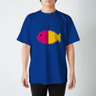 小梅製作所の中崎町のバイカラードッティバック桃子 Regular Fit T-Shirt