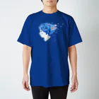 BonamiのLight it up Blue「すずちゃんの青い寝ぐせ」ダークカラー Regular Fit T-Shirt