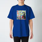 Maison De Pensamaのカラフルぺんぎん Regular Fit T-Shirt