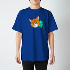 Tatsuya Artistのオレンジキャットの「シャネル」 スタンダードTシャツ