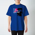 怖話グッズの怖話-Girlイラスト2（T-Shirt Blue） Regular Fit T-Shirt