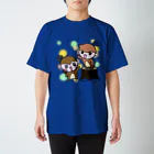 りあろーずのやんちゃなおサル＆関西弁さる「なかよし(水玉)」 Regular Fit T-Shirt