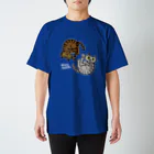 猫山ぽん太の【NoCat NoLife】濃い色版 Regular Fit T-Shirt