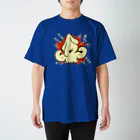 愉快レトロ雑貨屋★39太郎の正座のムキムキいかちゃん Regular Fit T-Shirt