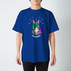 7IRO GLAMOUROUSのノエル・デストロイ・クラッシャーTシャツ☆白文字 Regular Fit T-Shirt