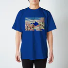 SJMavisの息を呑むような自然に照らし出された浮世絵の精神：Spirit of Ukiyo-e Illuminated by Stunning Nature Regular Fit T-Shirt