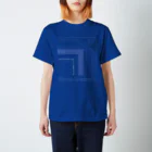 クロネコチャコとフランス額装のショップのEncadrementBlue Regular Fit T-Shirt