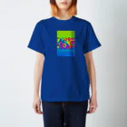 Kouta^の柄物【黄緑・青】 Regular Fit T-Shirt