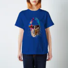 Ayano & Dolphinの虹色のクワガタ & 枝豆 Regular Fit T-Shirt