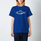 なぜか魚類が多いのサメ（白カラー） Regular Fit T-Shirt