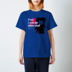 怖話グッズの怖話-Girlイラスト2（T-Shirt Blue） スタンダードTシャツ