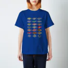 猫と釣り人のドット絵(KAISUIGYO_2) Regular Fit T-Shirt