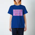 LalaHangeulのハングル母音とローマ字の対応表 スタンダードTシャツ