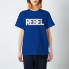 GALACTIC REBELのREBEL WHITE LOGO スタンダードTシャツ