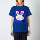 でおきしりぼ子の実験室のてがきうさぎ Regular Fit T-Shirt