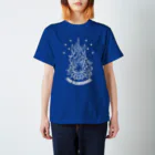 7IRO GLAMOUROUSのノエル・デストロイ・クラッシャー線画Tシャツ濃色 スタンダードTシャツ