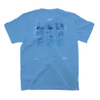 特製飯屋Highway（着なさい）の深海色_リッチモンド２番街_Highwayロゴ入り スタンダードTシャツの裏面