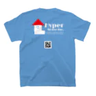 Hyper-House inc.のデリート＆リターンズ QR仕様-濃色 スタンダードTシャツの裏面