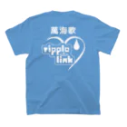 CrossingMusicのripple link萬海歌名前入りＴシャツ スタンダードTシャツの裏面