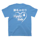 CrossingMusicのripple link瀬名みのり名前入りＴシャツ Regular Fit T-Shirtの裏面